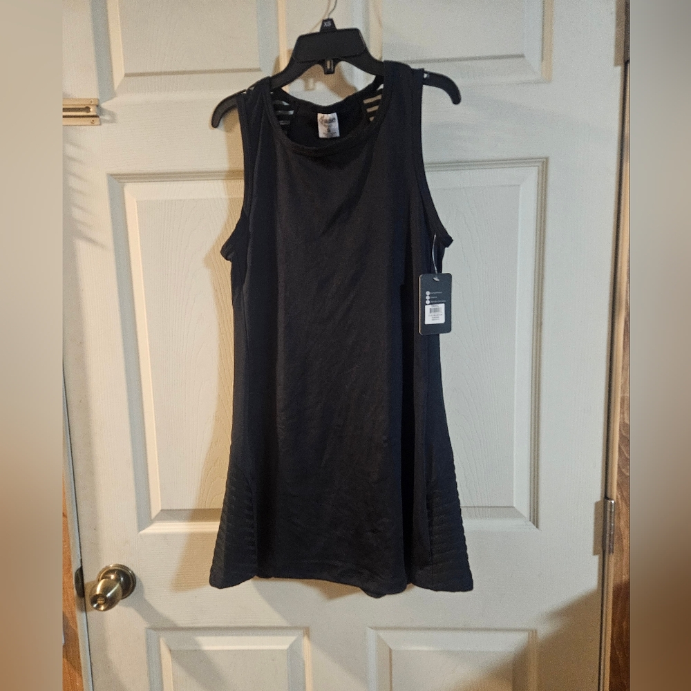 BSP BETTER SPORTS PERFORMANCE DRESS: MESH DETAIL: BLACK: NWT: SIZE SMALL